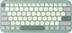 Asus Marshmallow KW100 Ασύρματο Bluetooth Πληκτρολόγιο International English Green Tea Latte