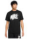 Hyverse Dri-Fit Αθλητικό T-shirt Μαύρο