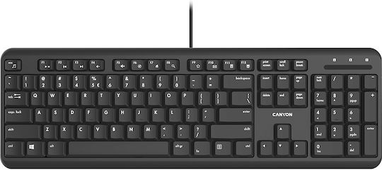 Canyon CNS-HKB02-UK/US Nur Tastatur Internationales Englisch