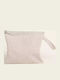 Necessaire in Beige Farbe 29cm