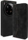 Bodycell Buchen Sie Synthetisches Leder / Leder Schwarz (Xiaomi 15 Ultra)