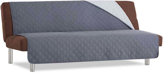 Sofazip Elastische Abdeckung für Vier-Sitzer-Sofa Dark Gray-light Gray 200εκ. 1Stück SZMATFBGRIINCDESC