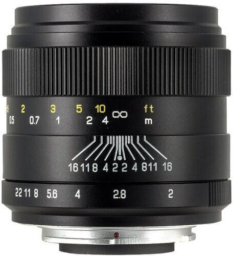 Mitakon Пълен кадър Фотообектив Creator 35mm F2 Широк ъгъл за Никон Ф Монтаж Черен