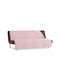 Sofazip Ελαστικό Κάλυμμα Διθέσιου Καναπέ Pink - Beige 140εκ.