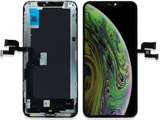 Οθόνη mit Touch-Mechanismus für iPhone XS (Schwarz)