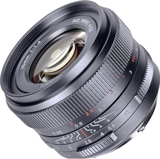7artisans Cadru complet Obiectiv Foto 35mm F1.4 Mark III Fix Black