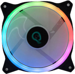 Spacer SPFC-120-6P-ARGB Case Fans 120mm (1200rpm / 38.5cfm) with ARGB Lighting and 6-Pin Connection