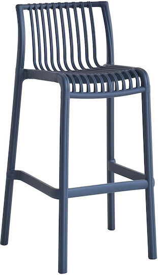 Kunststoff Außenbereich-Hocker Modena Anthrazit 50x43x76cm E3902,2