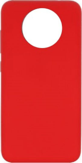 Matt Umschlag Rückseite Silikon 1.2mm Rot (Huawei Nova 8i / Honor 50 Lite)