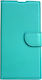 Книга Изкуствена кожа Тюркоазен (Xiaomi Mi 9 Lite)