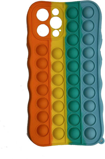 Fidget Umschlag Rückseite Silikon Mehrfarbig (iPhone 12 Pro Max)