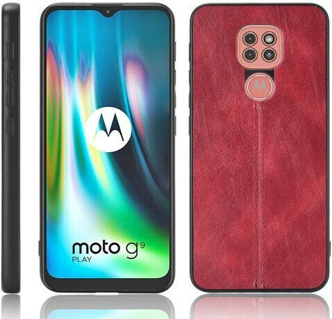 Moto G9 Play Back Cover Πλαστικό Κόκκινο (Moto E7 Plus)