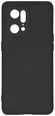 Umschlag Rückseite Silikon Schwarz (Oppo Find X5)
