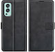 Магнитна Портмоне Изкуствена кожа Черен (OnePlus Nord 2)