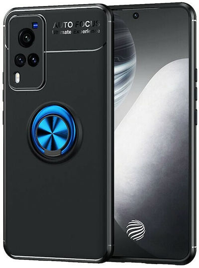 Solid Color Back Cover Silicon Negru (Vivo X60 Pro 5G)