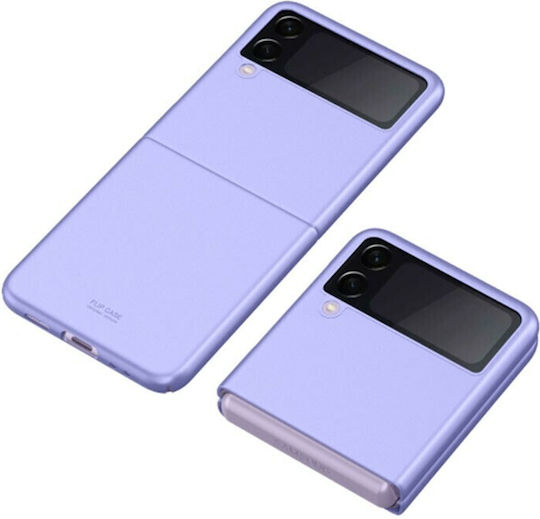 Skin Feel Shockproof Back Cover Plastic Purple (Galaxy Z Flip3)