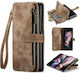 Multifunctional Horizontal Wallet Δερματίνης Καφέ (Galaxy Z Fold 3)
