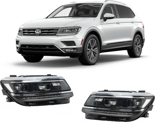 Μπροστινά Φανάρια Led για Volkswagen Tiguan 2τμχ