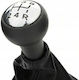 Car Shift Knob with Gear Lever Cover for Citroen C3 / C4 / C5 / Xsara / Xsara Picasso Peugeot 207 / 307 / 308 / 406 / 407 / 607 / 807 2002-2015 Black