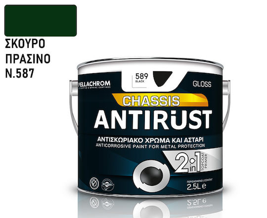 Pellachrom Anticoroziv Auto 2500ml în Culoare Verde