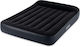 Intex Inflatable Camping Air Mattress King Size with Integrated Classic Queen Pump 152x203x25cm
