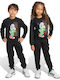 Kids Sweatpants Set With Top Black 2 Pieces Disney Mickey Mouse