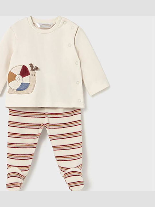 Mayoral Kids' Set with Pants Winter 2pcs Red
