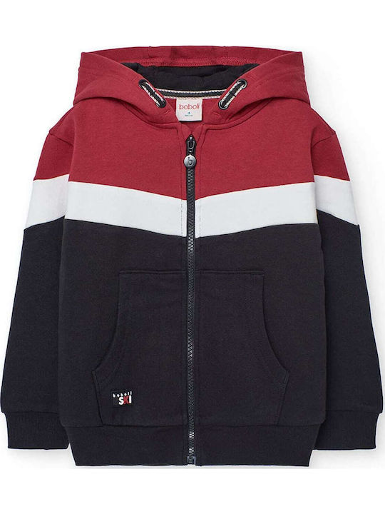Παιδική Ζακέτα Φούτερ Fleece με Κουκούλα Μαύρο
