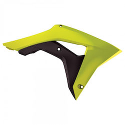 Κάλυμμα Ψυγείου Μηχανής Polisport Radiator Scoops Honda Crf 250r 18-21 Crf 450r 17-20 Yellow Black