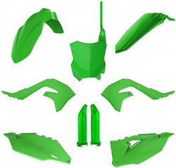 Full Plastic Motorcycle Kit Polisport Kawasaki Kx-f 450 2019-23 Oem