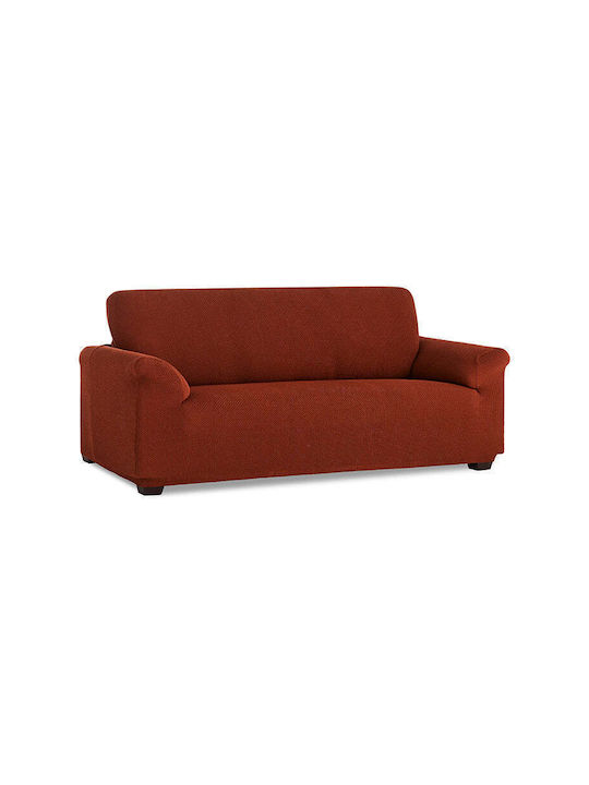 Sofazip Husă Elastică Canapea cu patru locuri Brick Red 260εκ. 1buc SZPTTILE