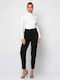 Dama Tesatura Pantaloni Negru