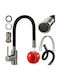 Ruhhy Counter Flexible Black Kitchen Faucet