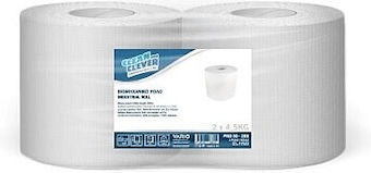 Clean C Industrial Roll White 2-Ply 382m 4.5kg 1 Roll