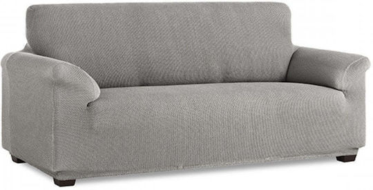 Sofazip Elastische Abdeckung für Zweisitziges Sofa Light Gray 110εκ. 1Stück SZPTGRIDESCHIS