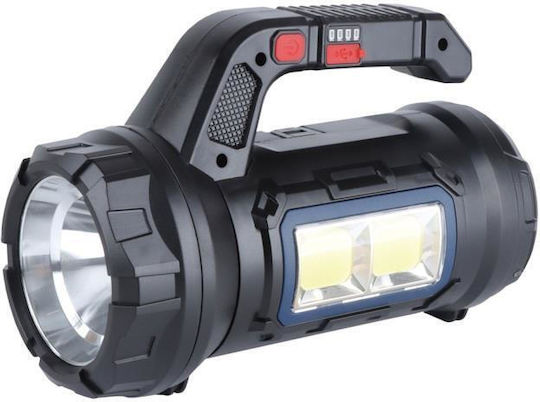 GSC Lumină de lucru și de sit, cu baterie Lanternă LED cu Luminozitate Maximă 400lm Negru