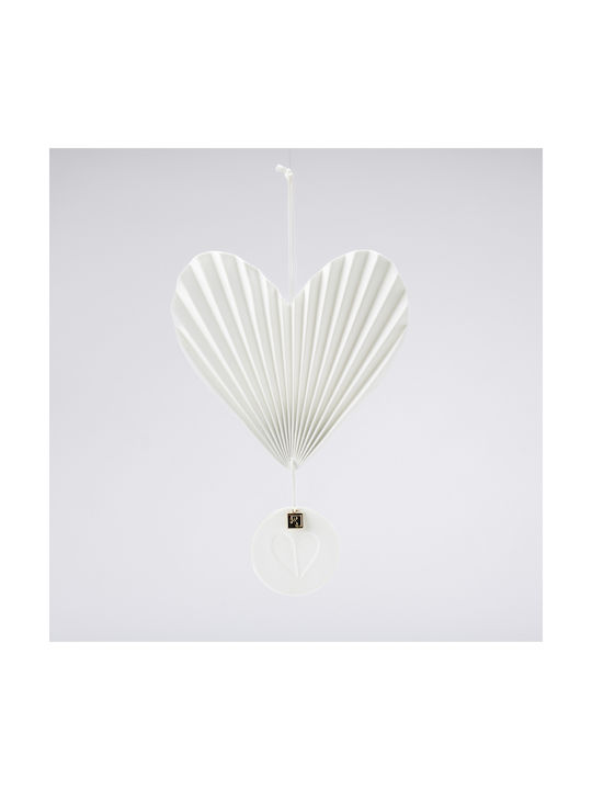 Raeder Hanging Wall Decor White Ceramic Material 20x1x13.5cm