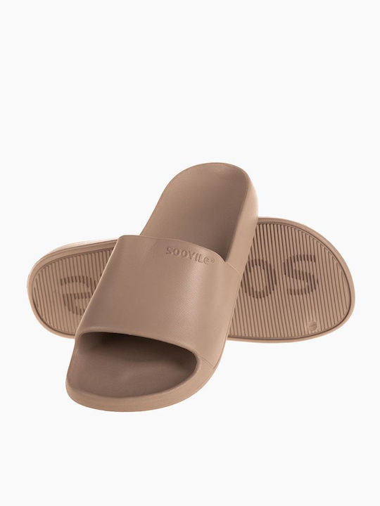 The Shoemart Men's Beige Slides