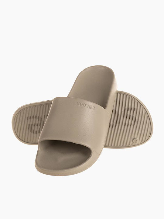 The Shoemart Men's Green Slides