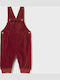 Kids' Corduroy Overall Red