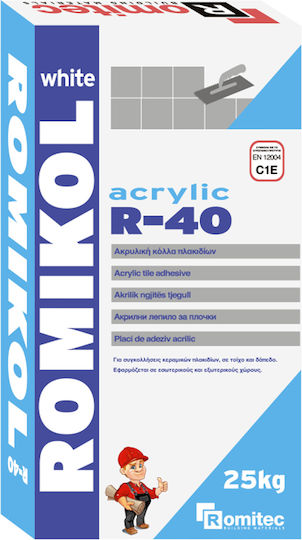 Romikol R-40 Adeziv Acrilic Pentru Placi De Faianță Romitec 25kg 25kg
