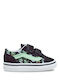 Old Skool V Kids Sneakers With Hoop & Loop Closure Black