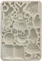 Formen aus Silikon A5 15×21cm Stamperia Alice In Christmas
