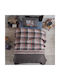 Clasy Home Kinderdecken Einzeln mit Kopfkissenbezug Grau 160x240cm
