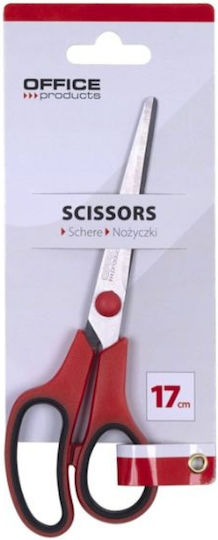 Ψαλιδι Soft Grip Try 17cm Κοκκινο Office