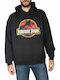 Hoodie Premium Company Lux In Tenebris – Hoodie With Hood & Pockets Jurassic Park Distressed Print