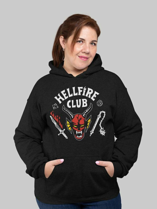 Hoodie Premium Εταιρίας Lux In Tenebris – Φούτερ Κουκούλα & Τσέπες Τύπωμα Stranger Things