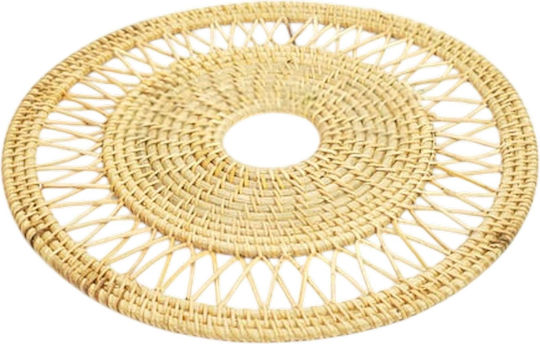 Polihome Chakram Rattan Placemats 38x38cm 4 Pieces Polihome Chakram Rattan Placemats 38x38cm 4 Pieces