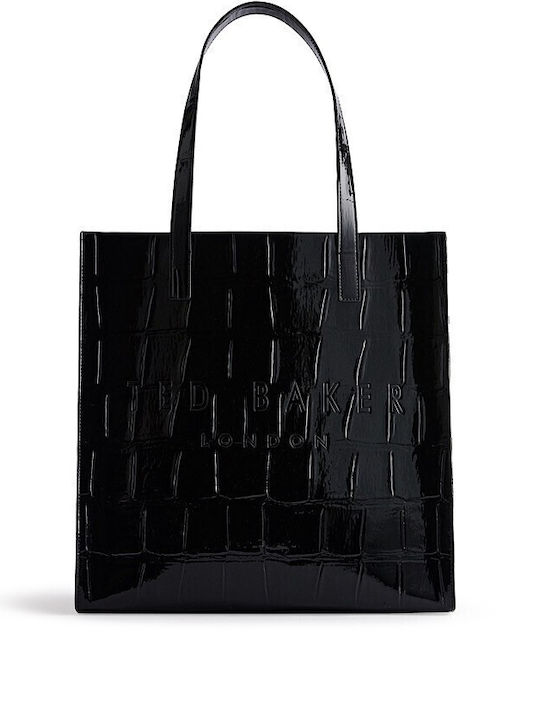 Croccon Damentasche Schultertasche Schwarz