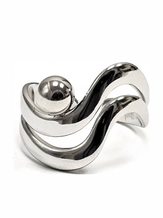 Karma Fashion Damen Ring aus Stahl